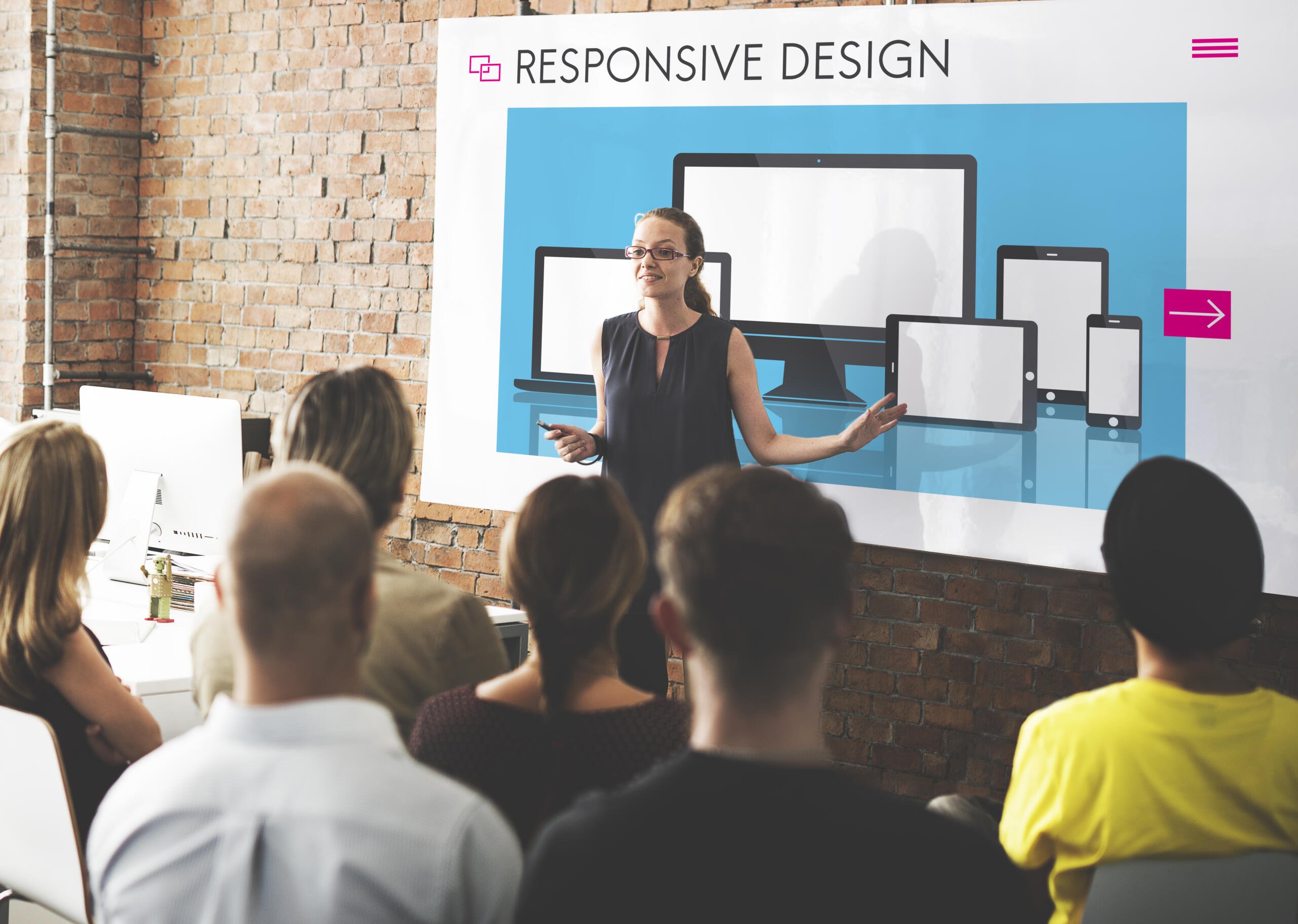 Responsive Design Layout Software Concept Responsive Design Layout Software Concept